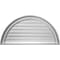 Ekena Millwork Half Round Gable Vent Louver, Non-Functional, 32"W x 16"H x 2 1/4"P GVHR32D - alternate 1